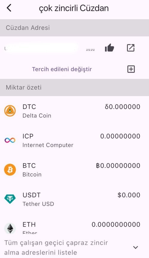Delta Kim Davet Kodu 12 delta cüzdan resmi