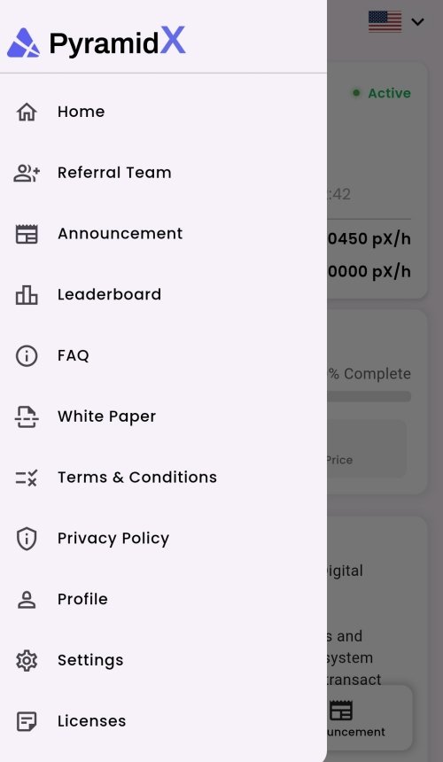 Px Network Davet Kodu 3 pyramidx network uygulama resmi