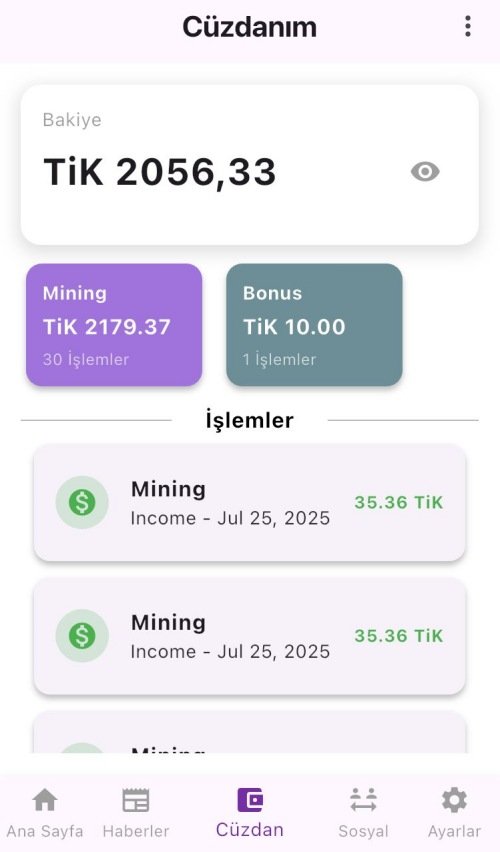 tikcoin cüzdan resmi