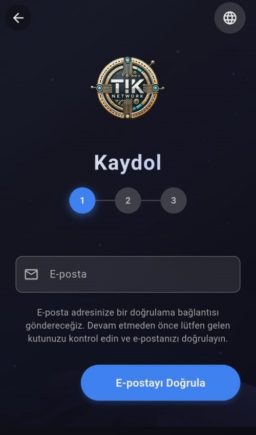 tikcoin network uyelik resmi 1