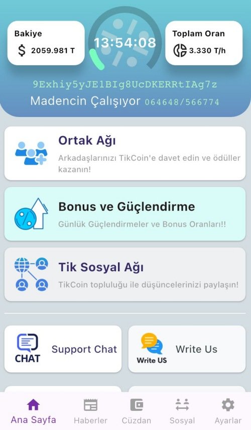 tikcoin network uygulama resmi 1