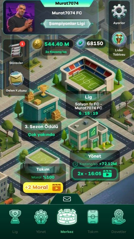 Efsane Başkan Davet Kodu 9 efsane başkan futbol menajerlik oyunu uygulama resmi 1