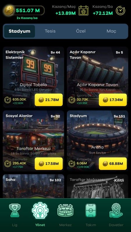 Efsane Başkan Davet Kodu 7 efsane başkanda tesisler nasıl yükseltilir